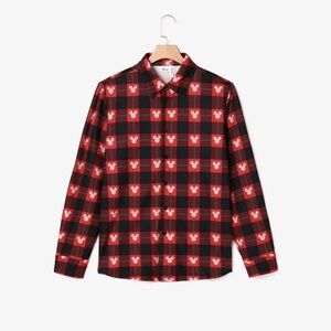 Disney Mickey and Friends Allover Print Button Down Shirt